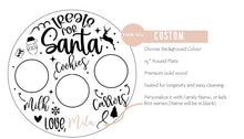 Load image into Gallery viewer, Santa Cookie Tray | Christmas Cookies Tray