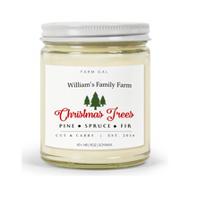 Load image into Gallery viewer, Custom Christmas Farm Candle