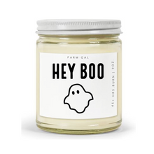 Load image into Gallery viewer, Hey Boo Farmhouse Soy Candle