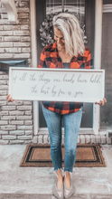 Load image into Gallery viewer, The Best By Far Is You | Nursery Sign