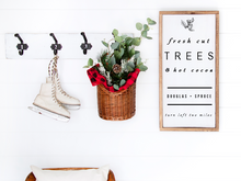 Load image into Gallery viewer, Fresh Cut Trees Christmas Sign