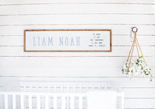 Load image into Gallery viewer, Oh Baby! Birth details Modern Farmhouse Sign