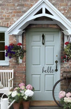 Load image into Gallery viewer, Front Door Welcome or Hello Decal