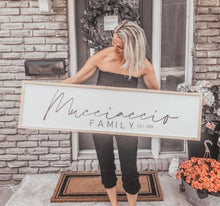 Load image into Gallery viewer, Last Name Established Sign