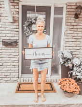 Load image into Gallery viewer, I Love Us Wood Sign