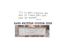 Load image into Gallery viewer, Create a Hand Written Wood Sign