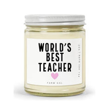 Load image into Gallery viewer, Best Teacher Candle, Gift for Teacher