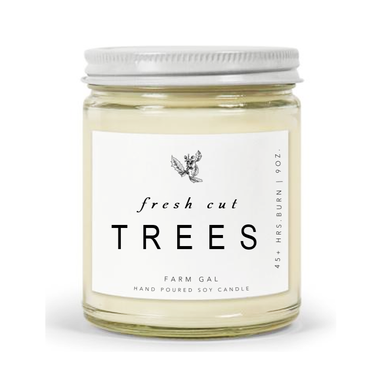 Fresh Cut Trees Scented Soy Candle