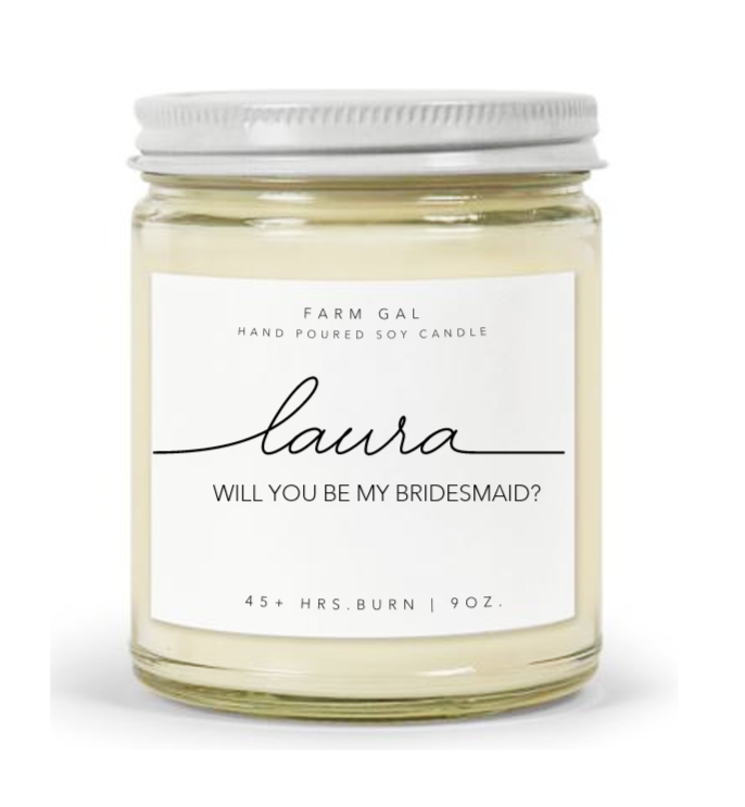 Bridesmaid candles bath 2024 and body works