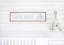Load image into Gallery viewer, Oh Baby! Birth details Modern Farmhouse Sign
